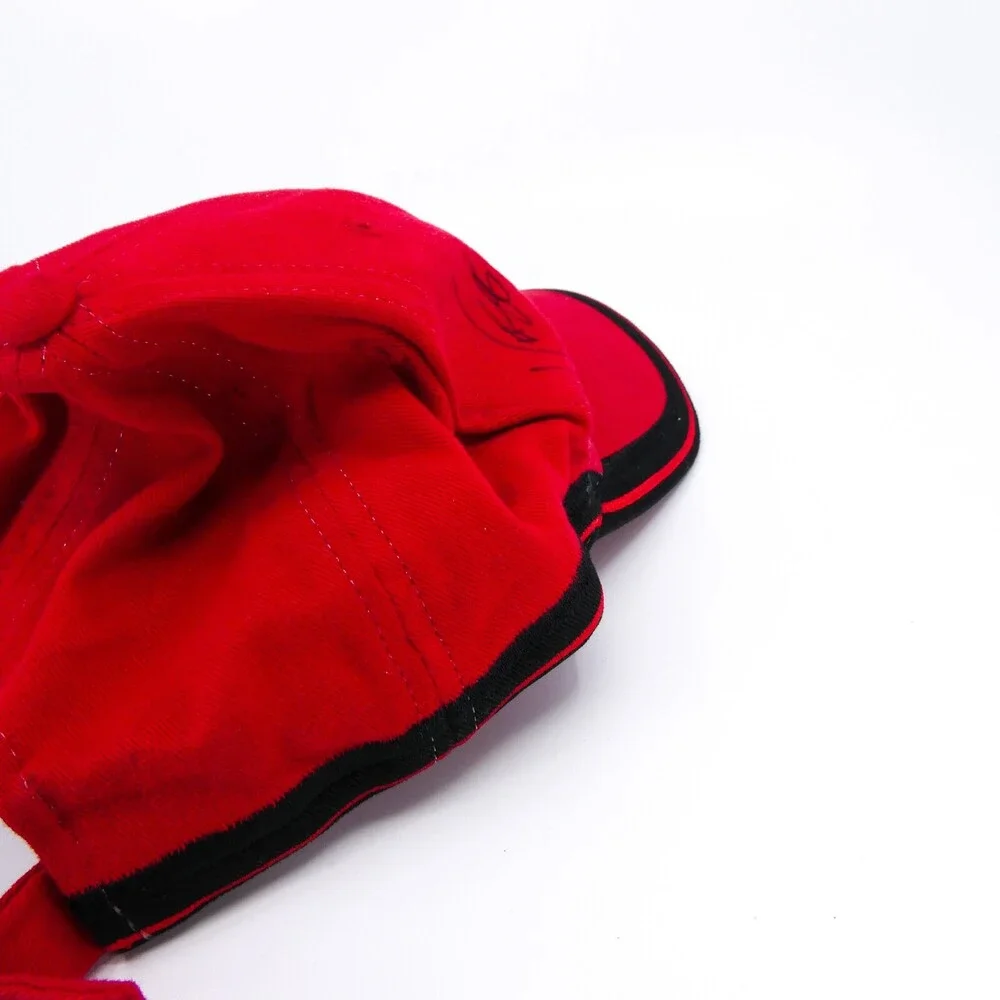 Dirt Bike Hat Mens Adjustable Red Strap‎ Baseball Cap Supercross GP THQ World